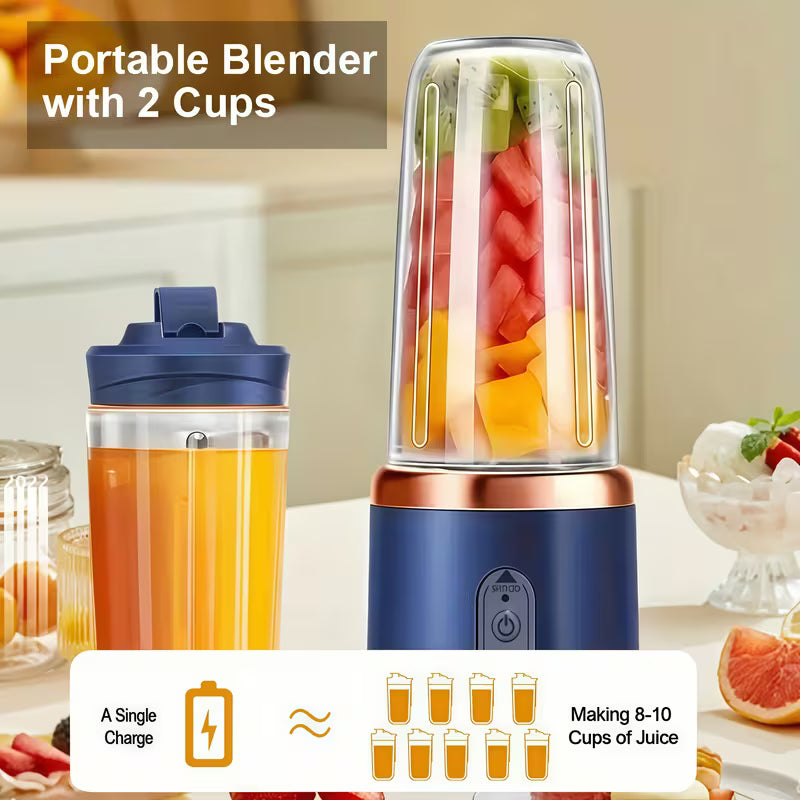 Six-Blade Portable Juicer Cup