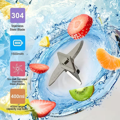 Six-Blade Portable Juicer Cup